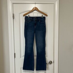 Hollister Mid-Rise Dark Wash Bootcut Jeans